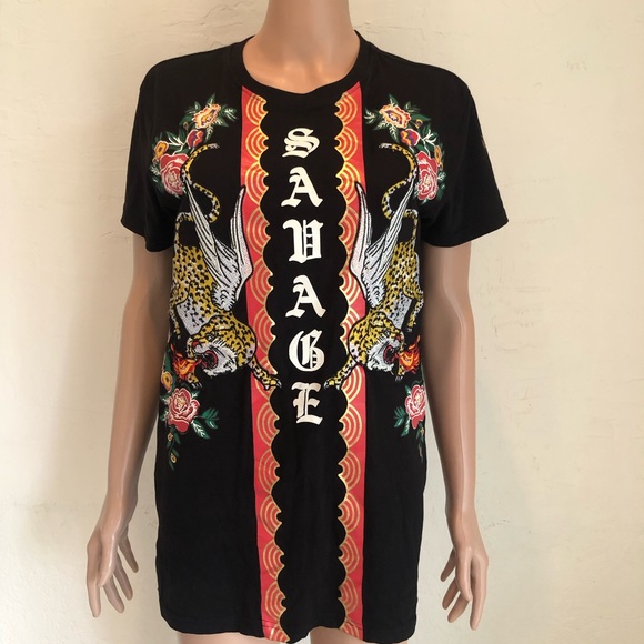 Switch Remarkable Limited Edition Black Embroidered Tiger T-Shirt Men’s Size S - Picture 13 of 16